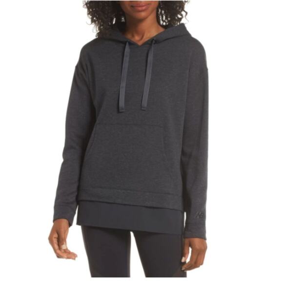 New Balance Captivate Sweatshirt Women's Small Pullover Hooded Charcoal Gray - Picture 1 of 11